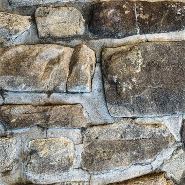 Eski taş duvar arka planı. Taş zemin