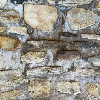 Eski taş duvar arka planı. Taş zemin