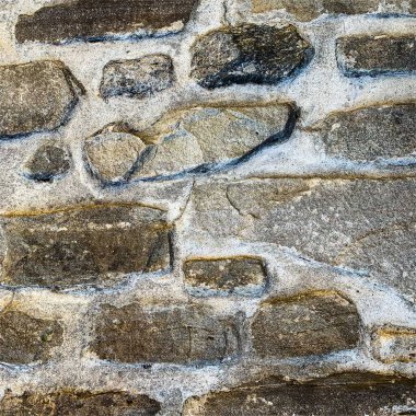 Eski taş duvar arka planı. Taş zemin