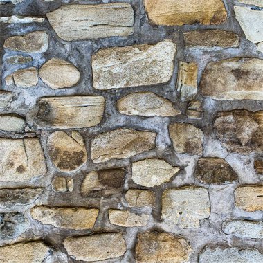 Eski taş duvar arka planı. Taş zemin