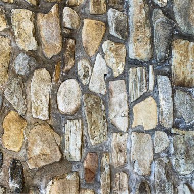 Eski taş duvar arka planı. Taş zemin