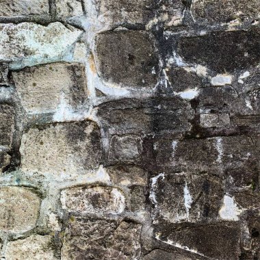 Eski taş duvar arka planı. Taş zemin