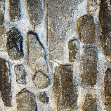 Eski taş duvar arka planı. Taş zemin