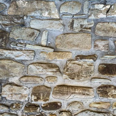 Eski taş duvar arka planı. Taş zemin