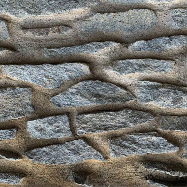 Eski taş duvar arka planı. Taş zemin