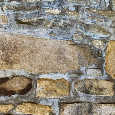 Eski taş duvar arka planı. Taş zemin