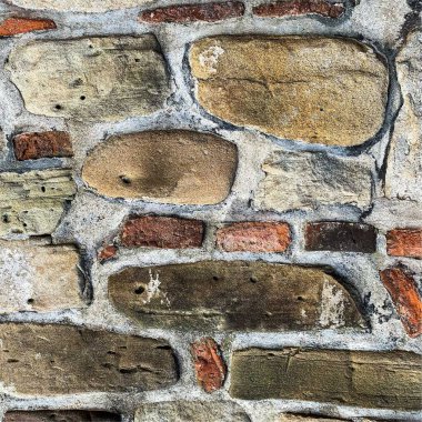 Eski taş duvar arka planı. Taş zemin