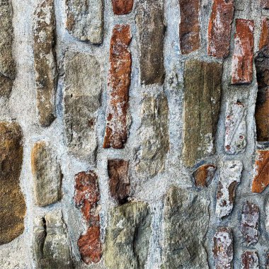 Eski taş duvar arka planı. Taş zemin