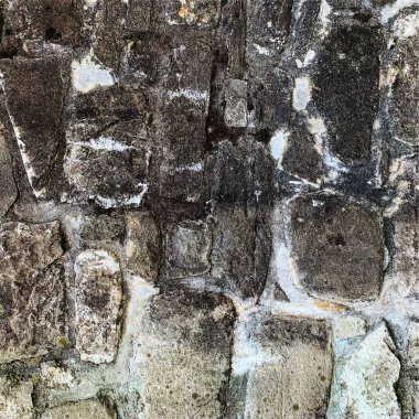 Eski taş duvar arka planı. Taş zemin