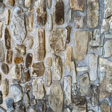 Eski taş duvar arka planı. Taş zemin