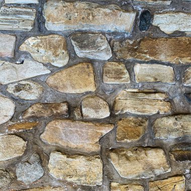 Eski taş duvar arka planı. Taş zemin