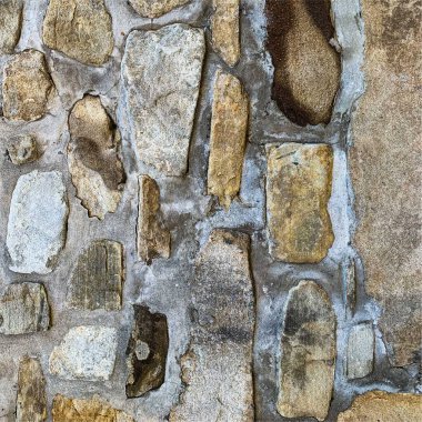 Eski taş duvar arka planı. Taş zemin