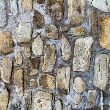 Eski taş duvar arka planı. Taş zemin