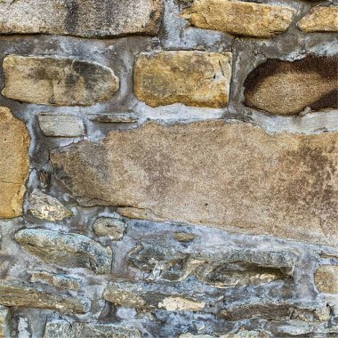 Eski taş duvar arka planı. Taş zemin