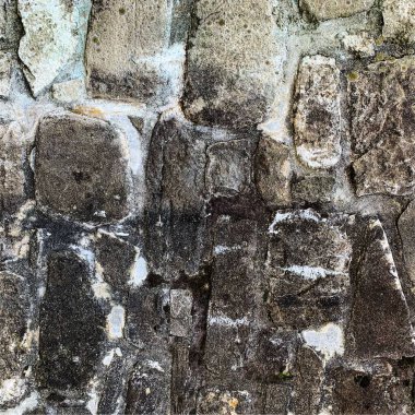 Eski taş duvar arka planı. Taş zemin