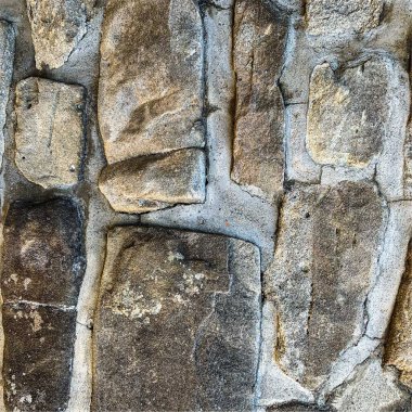 Eski taş duvar arka planı. Taş zemin