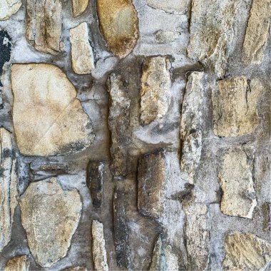 Eski taş duvar arka planı. Taş zemin