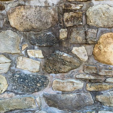Eski taş duvar arka planı. Taş zemin