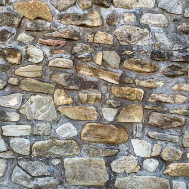 Eski taş duvar arka planı. Taş zemin