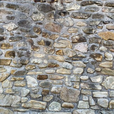 Eski taş duvar arka planı. Taş zemin