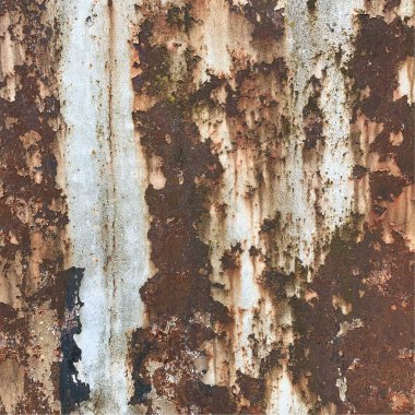 Paslı metal yüzey dokusu. Paslı Arkaplan