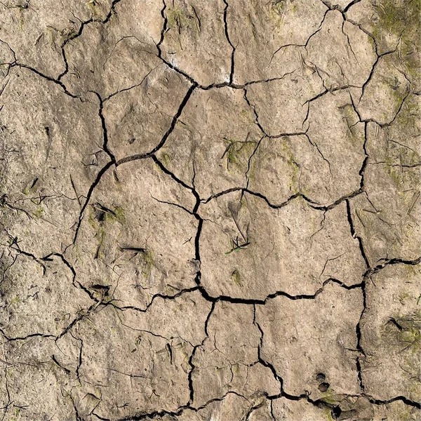 Popraskané Pozadí Země Suchý Povrch Země Prasklinami Blátivé Praskliny — Stock fotografie