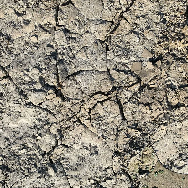 Cracked Earth Background Dry Ground Surface Cracks Mud Cracks — ストック写真