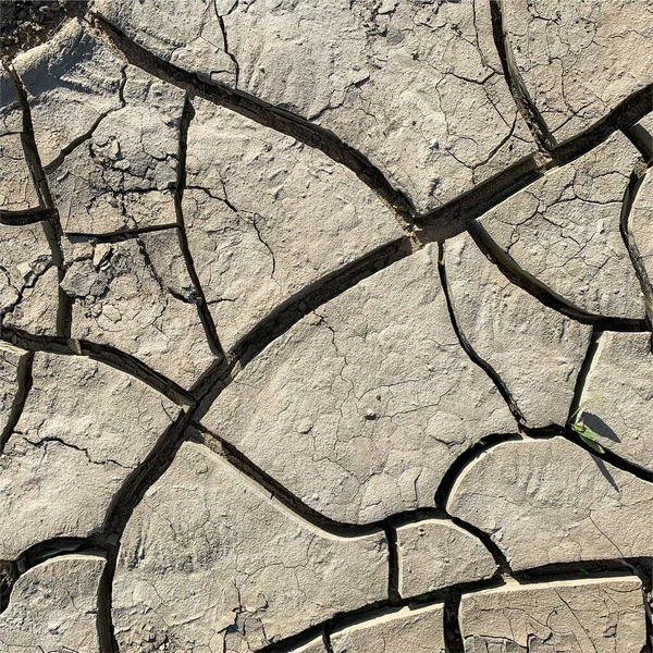 Fondo Tierra Agrietado Superficie Seca Con Grietas Grietas Barro —  Fotos de Stock