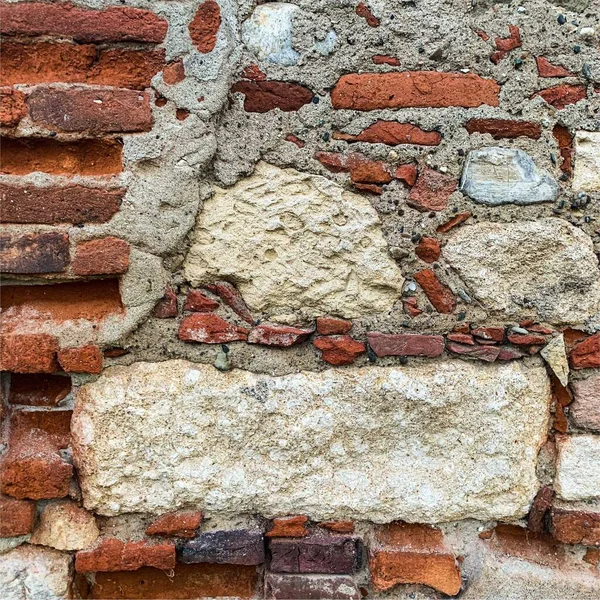 Eski tuğla duvar arka planı. Tuğla duvar dokusu