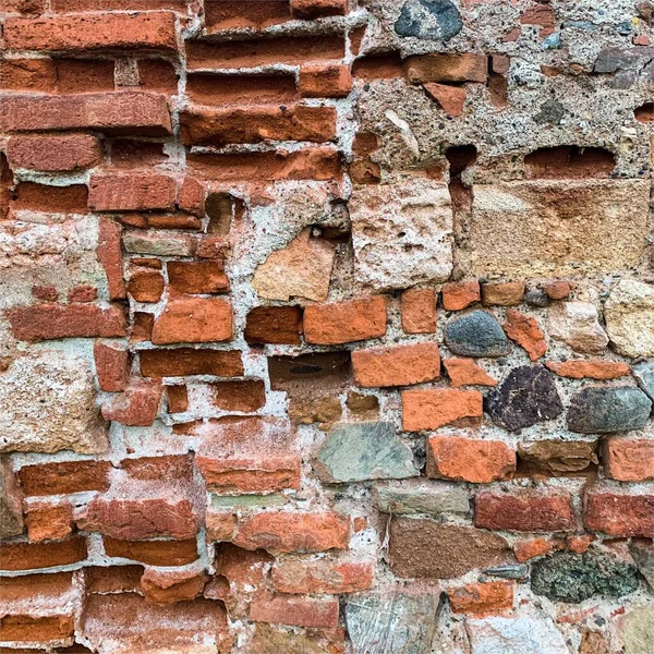 Eski tuğla duvar arka planı. Tuğla duvar dokusu