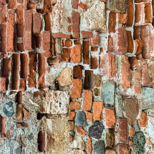 Eski tuğla duvar arka planı. Tuğla duvar dokusu