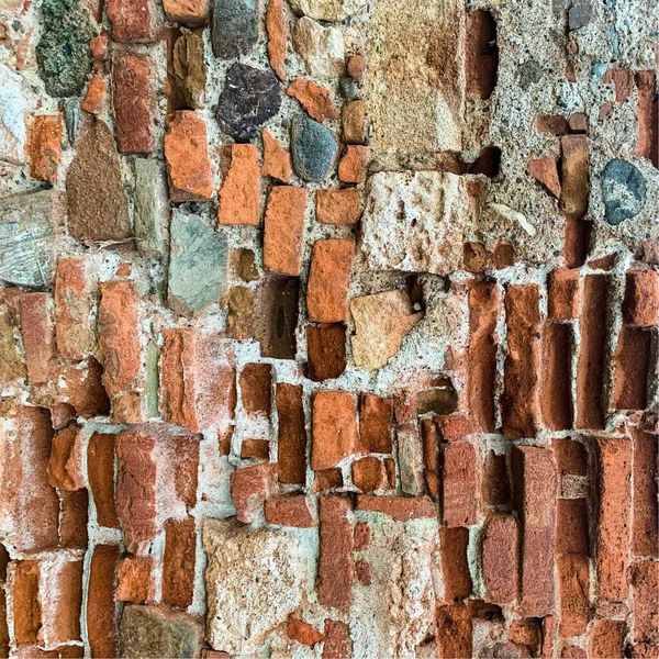 Eski tuğla duvar arka planı. Tuğla duvar dokusu