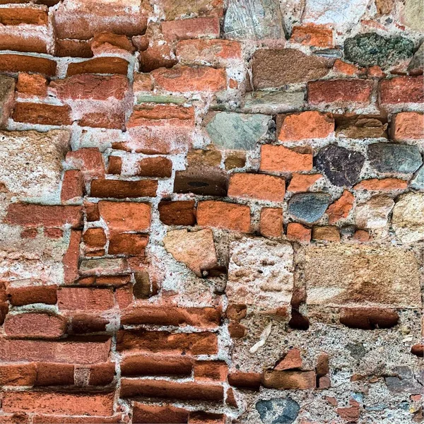 Eski tuğla duvar arka planı. Tuğla duvar dokusu