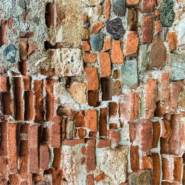 Eski tuğla duvar arka planı. Tuğla duvar dokusu