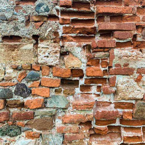 Eski tuğla duvar arka planı. Tuğla duvar dokusu