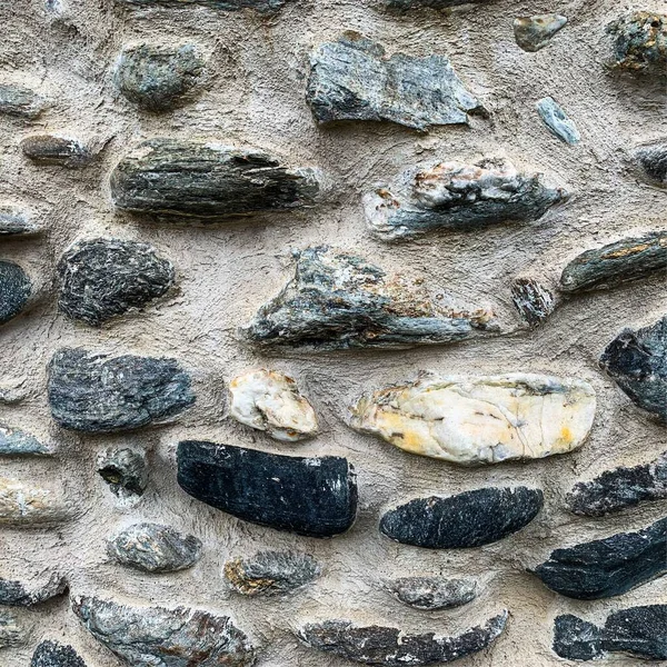 Eski taş duvar arka planı. Taş zemin