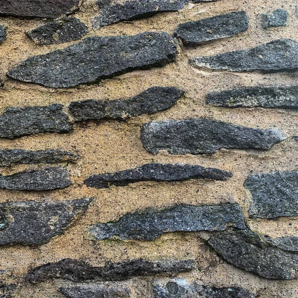 Eski taş duvar arka planı. Taş zemin