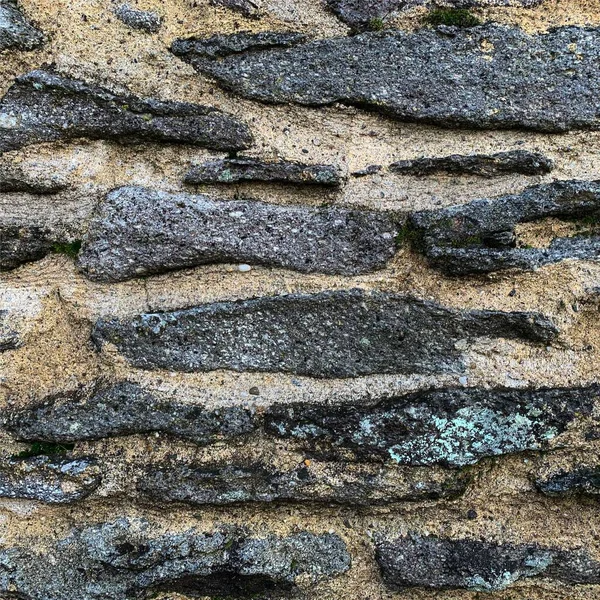 Eski taş duvar arka planı. Taş zemin