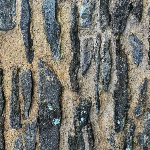 Eski taş duvar arka planı. Taş zemin