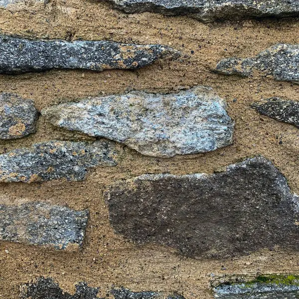 Eski taş duvar arka planı. Taş zemin