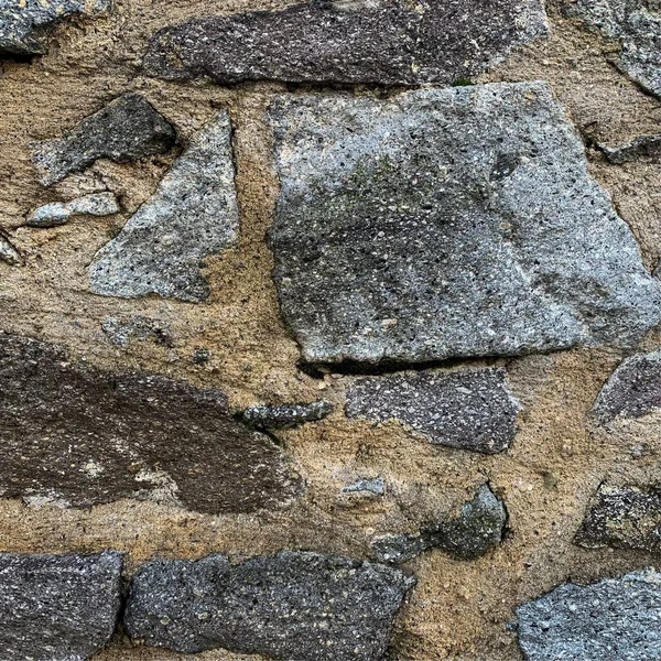 Eski taş duvar arka planı. Taş zemin