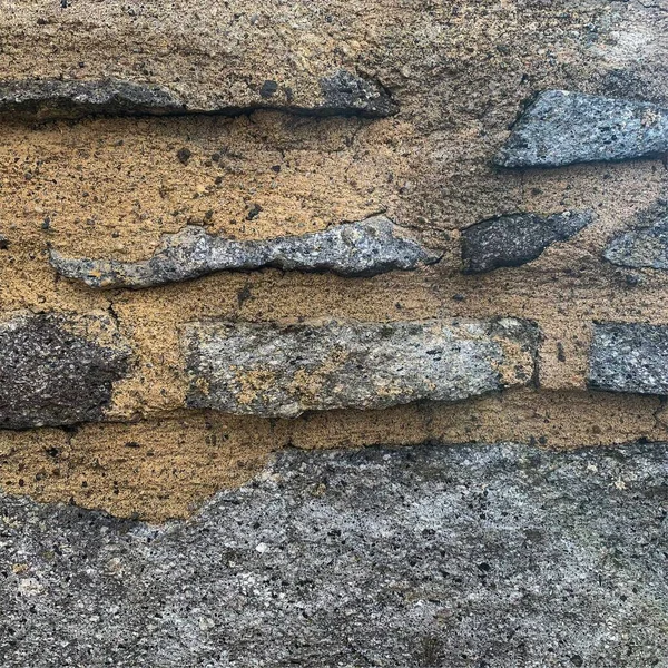 Eski taş duvar arka planı. Taş zemin