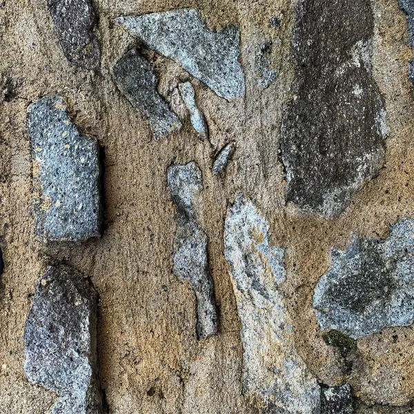 Eski taş duvar arka planı. Taş zemin