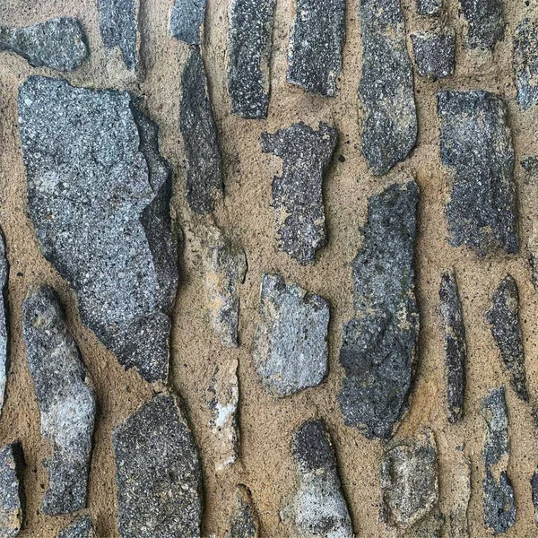 Eski taş duvar arka planı. Taş zemin