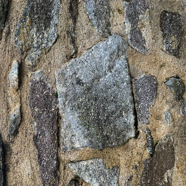 Eski taş duvar arka planı. Taş zemin