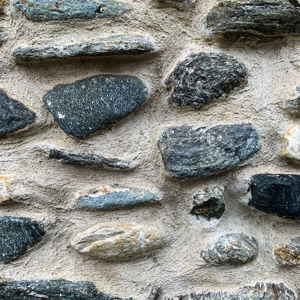 Eski taş duvar arka planı. Taş zemin