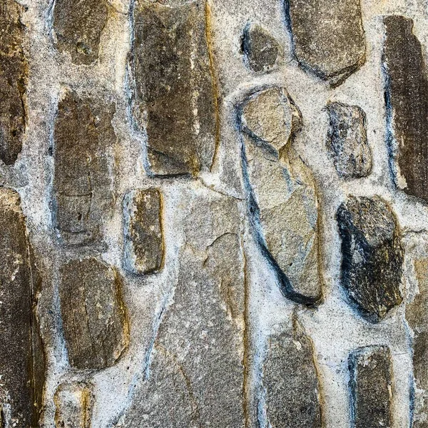 Eski taş duvar arka planı. Taş zemin