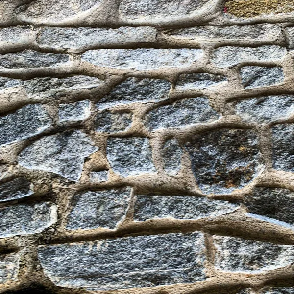 Eski taş duvar arka planı. Taş zemin