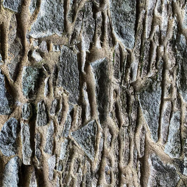 Eski taş duvar arka planı. Taş zemin