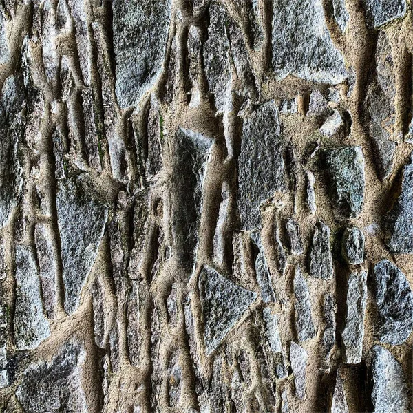 Eski taş duvar arka planı. Taş zemin